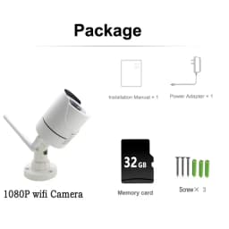 Bullet Camera WIFI Outdoor CCTV Security Video Surveillance Waterproof Wireless Infrared Home Audio IP Cameras Onvif Camhipro