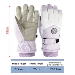 Autumn Winter Women Gloves Touch Screen Windproof Warm Riding Snow Play Men and Women Warm Gloves