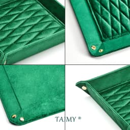 Velvet Stackable Travel Custom Logo Jewelry Tray Display Ring Earrings Desktop Storage Plush Jewellery Organizer Jeweler Display