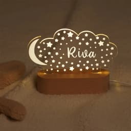 Baby Kids USB Night Light Personalized Children Name Lamp Custom Nursery Newborn Bedroom Home Decoration Birthday Souvenir Gift