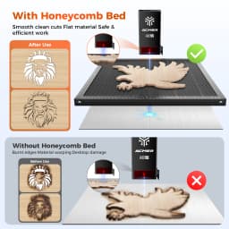 ACMER 400*400 Honeycomb Panel Table Laser Engraving and Autting Machine Laser Honeycomb Panel Bed Cutting Table 300*300