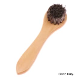 Mirror Shine Shoe Polish Wax Neutral Leather Care Paste Wooden Handle Horsehair Dauber Brush for Boots Cleaning