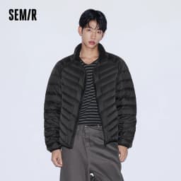 Semir Men Down Jacket Modern Style Quilted Water Repellent Raglan Sleeve 2026 New Winter Daily Wear Urban Casual Style