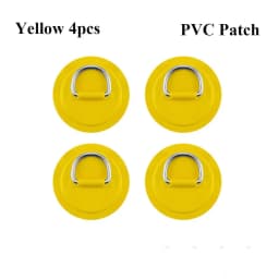 1/4Pcs Surfboard Dinghy Boat PVC Patch PVC D Rings Patch Deck Rigging Sup Board Round Ring Pad Kayaking Boat Surfing Accessories