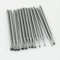 HOT 12 Pcs Round Cup Burr Set, 3/32Inch Shank Wire Rounder Bits Jewelry Carving Bits (0.8-3.0mm)