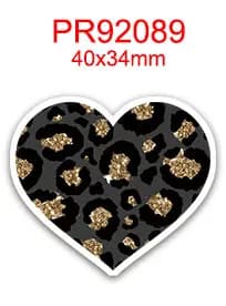 DIY Leopard Grain Printed Grosgrain Ribbon For Craft Supplies Sewing Accessories 5 Yards, Planar Resins 10 Pieces. 56358