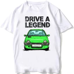 2026 New Drive A Legend Twingo Late Halogen Model Sport Car T-Shirt Boy White Tees Man's Clothing Summer Casual T Shirt