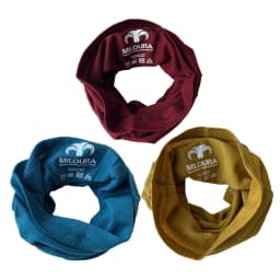 100% Merino Wool Neck Gaiter Light Quick Dry Breathable Face Mask for Ski Hiking Neck Tube Scarf Multifunctional Headwear