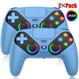 RGB Light Controller For PlayStation 5/PS5 Pro/Slim/PC Wireless Gamepad Marco/Turbo NO Drift Hall Effect Gaming Control Joystick