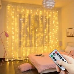 Ramadan Home Decoration 3/6M USB Curtain LED String Lights Fairy Lights EID Mubarak Bedroom Wedding Valentine's Day