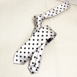 Black and white striped tie narrow version girls casual 5CM hand play trend earth cool dance