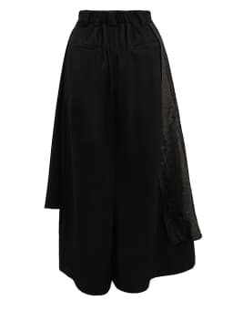 EAM Brown Tie Dye Irregular Wide Leg Pants High Elastic Waist New Trousers Women Fashion Tide Spring Autumn 2026 CPG1572