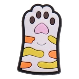 New Arrival 1pcs Cute Cartoon Cat Paw Doughnut PVC Shoe Charms Sandals Decoration Ornaments Accessories Kid Party Xmas Gift