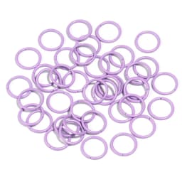 50pcs 8mm 10mm Colorful Single Loop Ring Metal Closed End Single Ring For Diy Jewelry Making Connectors Accessories Supplies