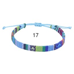 Woven Ethnic Nepal Bracelet Boho Women Men Fabric Thread Rope Hand Wrist Strap Weave Braid Wristband Luck Friendship Knot Bangle
