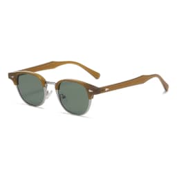 SPLOV Retro Premium Round Frame Polarized Sunglasses for Men's Fashion Outdoor Fishing Driving Glasses UV400