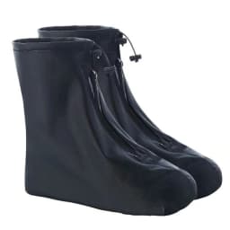 1Pair Waterproof Shoe Cover Men Women's Silicone Sport Rain Boot Cover with Layer Non-slip Material Wear-resistant Thick Reusab