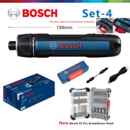 BOSCH GO 3/4 Cordless Screwdriver 3.6/4V Lithiumion Battery Rechargeable Cordless Drill with Box Bosch GO3 Professional Tool Set