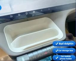 For BYD Dolphin Car Under The Screen Storage Box Waterproof Scratch-proof On the Armrest Box Special Car Interior Storage Box