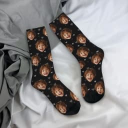 Novelty Custom Face Socks DIY Personalized Photo Custom Socks Crazy Funny Men's Socks Christmas Party Birthday Anniversary Gift