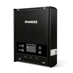 IPANDEE 60A MPPT Solar Charge Controller 12V 24V 36V 48V Auto, 99.9% Efficiency 200V Max PV Input, APP Monitoring Support Solar Panel Regulator for Lithium/Lead-Acid LCD Display RV Off-Grid