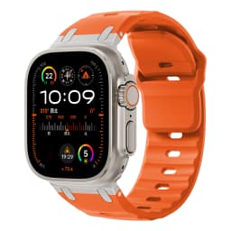 Sport Silicone Strap for Apple watch ultra 2 band 49mm Stainless Steel correa bracelet iwatch Series 9 8 7 6 5 SE 45mm 44mm 42mm