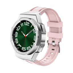 Modification Kit Case For Samsung Galaxy Watch6 Classic 47mm 43mm Stainles Steel Metal Strap Bracelet Galaxy6Classic Rubber Band