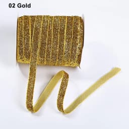 10Yard 20mm Multicolor Shimmer Glitter Ribbon Sparkle Velvet Ribbon for DIY Craft Christmas Gift Wrapping Hair Bow Wedding Decor