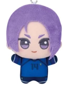 New Anime Blue Lock Vol.9 Rin Itou Bachira Meguru Cosplay Plush Doll Fluffy Maumet Pendant Puppet Keychain Keyring Gifts Toys