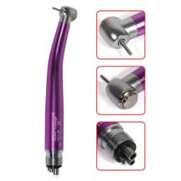Dental High Speed 2/4Hole Clean Standard/Big Head Handpiece Push Button Air Turbine NSK Style Fit ISO Burs 1.6mm