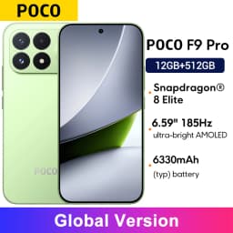 Smartphone POCO F9 Pro Global Version 6.59'' 185Hz AMOLED display 6330mAh 100W Snapdragon® 8 Elite Gen 5 CPU 200MP Cellphone