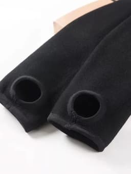 Tossy Warm Fleece Lined Super Thick Warm Leggings Women Winter Spandex Ribbed Slim Pattern Leggins Winter High Waist Basic Pants