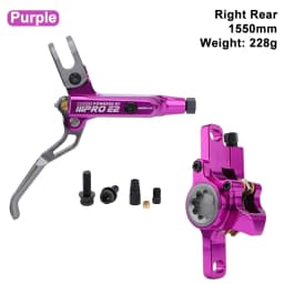 Bicycle Hydraulic Disc Brake 2 Piston MTB Brake Caliper IIIPRO E2 Mountain Bike Brake Oil Pressure 800/1550mm Front Rear Brake