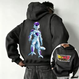 Dragon Ball Freeza Cartoon Anime 2026 New Spring and Autumn Men's and Women's Fashion Hooded Sports Hoodie