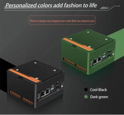 Topton 6-Bay Pocket NAS Server Intel I3 N305 N150 N100 Firewall Mini PC 4xM.2 NVMe 2xSATA3.0 DDR5 2x2.5G LAN 2xUSB3.2 2xHDMI2.0