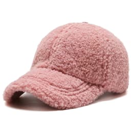 Autumn Winter Baseball Cap Women Artificial Lamb Wool Keep Warm Plush Sunshade Vintage Fashion Casual Solid Color Casquette Caps