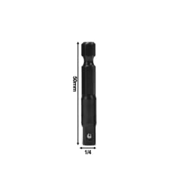 1/4" Drill Socket Adapter For Im Pa Ct Driver Hex Shank To Square Socket Extension 1/4 Inch For Mounting On A Hexagonal Tool