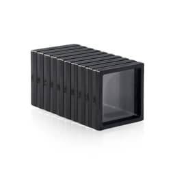 Bulk 3D Floating Frame Display Holder Stand Ornament Organizer Case Lot of 10 Travel Portable Suspended Gift Jewelry Storage Box