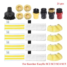 Steam Cloth Cover For Karcher SC1 SC2 SC3 SC4 SC5 SC7 CTK10 CTK20 Handheld Steam Brush Vacuum Cleaner Parts Nylon Accessories