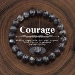 JD Natural Stone Jasper Quartz Beaded Wealth Lucky Bracelets for Women Men Classic Simple Stretch Bangles Yoga Healing Gifts