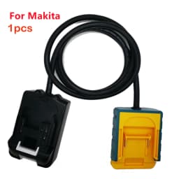 Battery Tool Extension Cord Battery Adapter For Makita For Bosch For Milwaukee For DeWlt 18V Battery Tool
