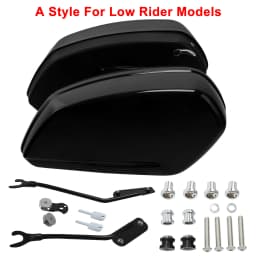 Saddlebag Side Bag For Harley Softail Low Rider S FXLRS 2018-2020 Low Rider ST FXLRST 2022-2024 Sport Glide Fat Boy Breakout