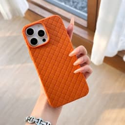 Ultra Thin 3D Knits Skin Phone Case For iPhone 17 16 15 14 12 13 Pro Max 16 Plus 16e Air Soft TPU Cover