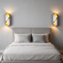 Modern Nordic Spiral Design LED Wall Lamp 6W 3000K Indoor Outdoor Waterproof Sconce Light for Home Decor