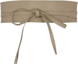 Women Soft PU Leather Obi Belt Self Tie Wrap Cinch Belt Fashion Bowknot Waistband Wrap Belt for Dress Jumpsuit