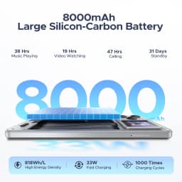 DOOGEE M30 Pro Smartphone Android 16 64GB+256GB IP68 Rear Display 6.88” 120Hz Display 8000mAh Battery 64MP Camera Cell Phone