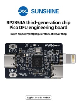 B4 PICO DFU Mode Engineering Box RP2350A Pwned DFU Tool for iOS A12/A13 Repair Erase Tool