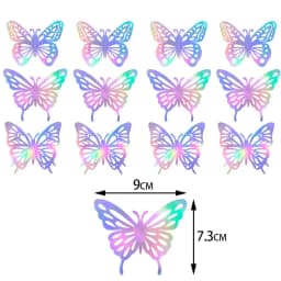 1set Pink Butterfly Balloons 32inch Number Balloon Set Happy Birthday Butterfly Foil Balloon Baby Shower Birthday Party Decors
