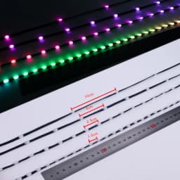 5V WS2811 WS2812 3PIN Black Wire LED String Lights Dream Color RGBIC Addressable Individually Fairy Light Seed Pixels Light