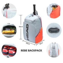 HEAD Original Radical Tennis Backpack 2-Pack Rackets Men's Bag Tenis Bag Women Padel Sports Backpack